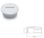 Tapón TPK roscado, referencia 44020007 de Pemsa. PG 7